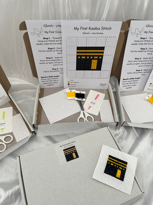 Gharzah Little Stitches - My First Kaaba Stitch Kit