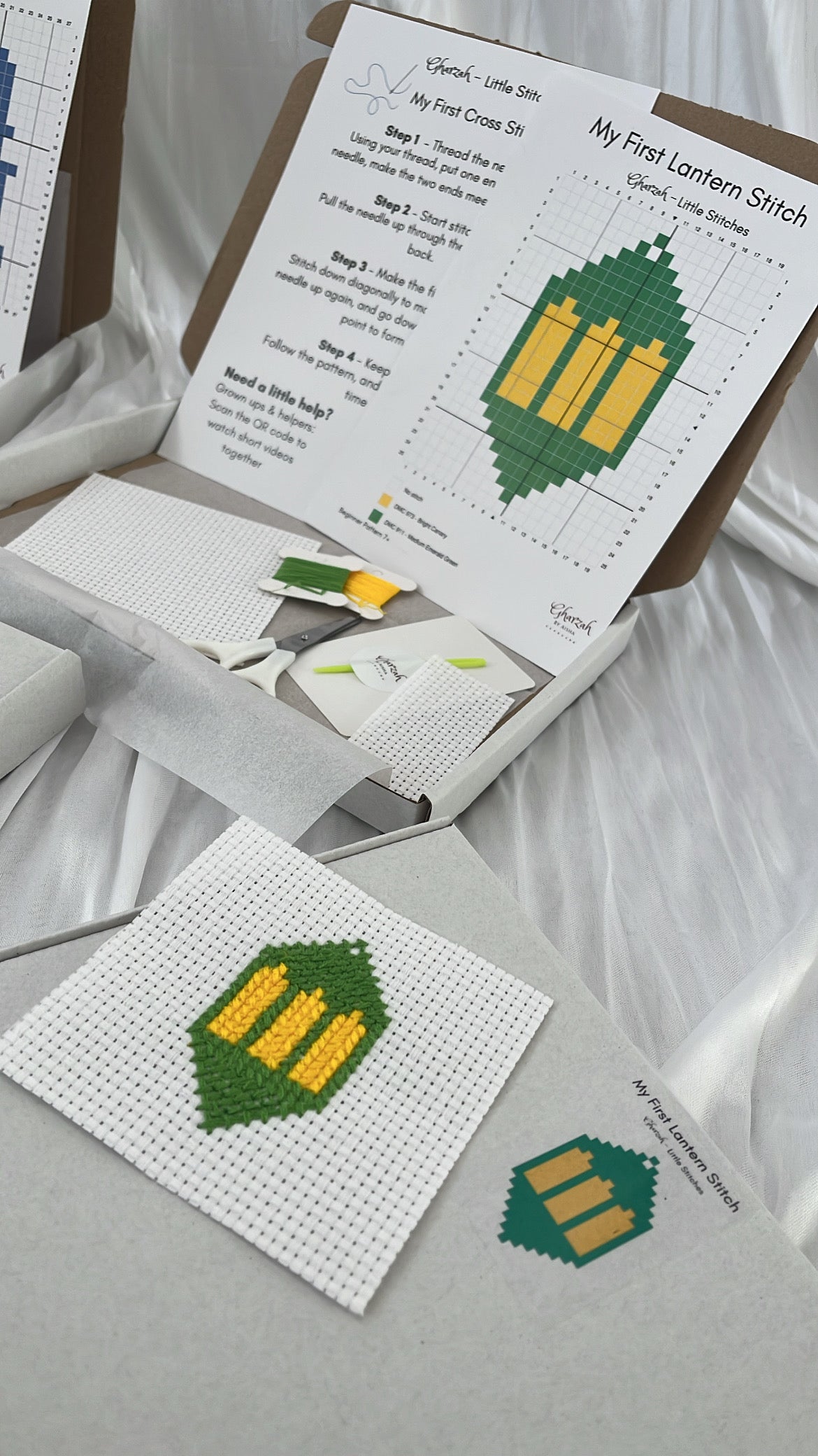 Gharzah Little Stitches - My First Lantern Stitch Kit