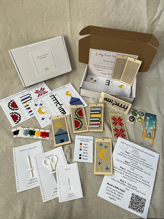Gharzah Little Stitches - Stitch Your Own Bookmark