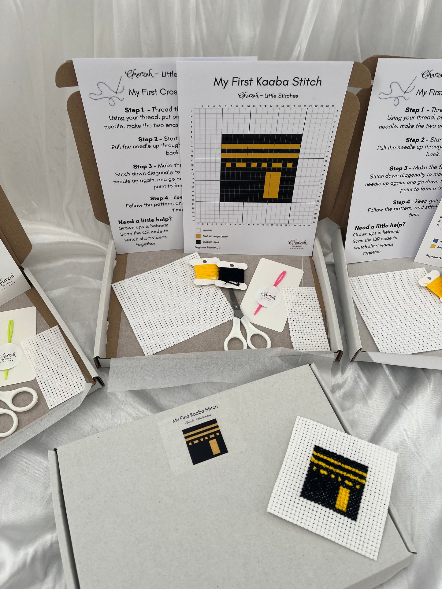 Gharzah Little Stitches - My First Kaaba Stitch Kit