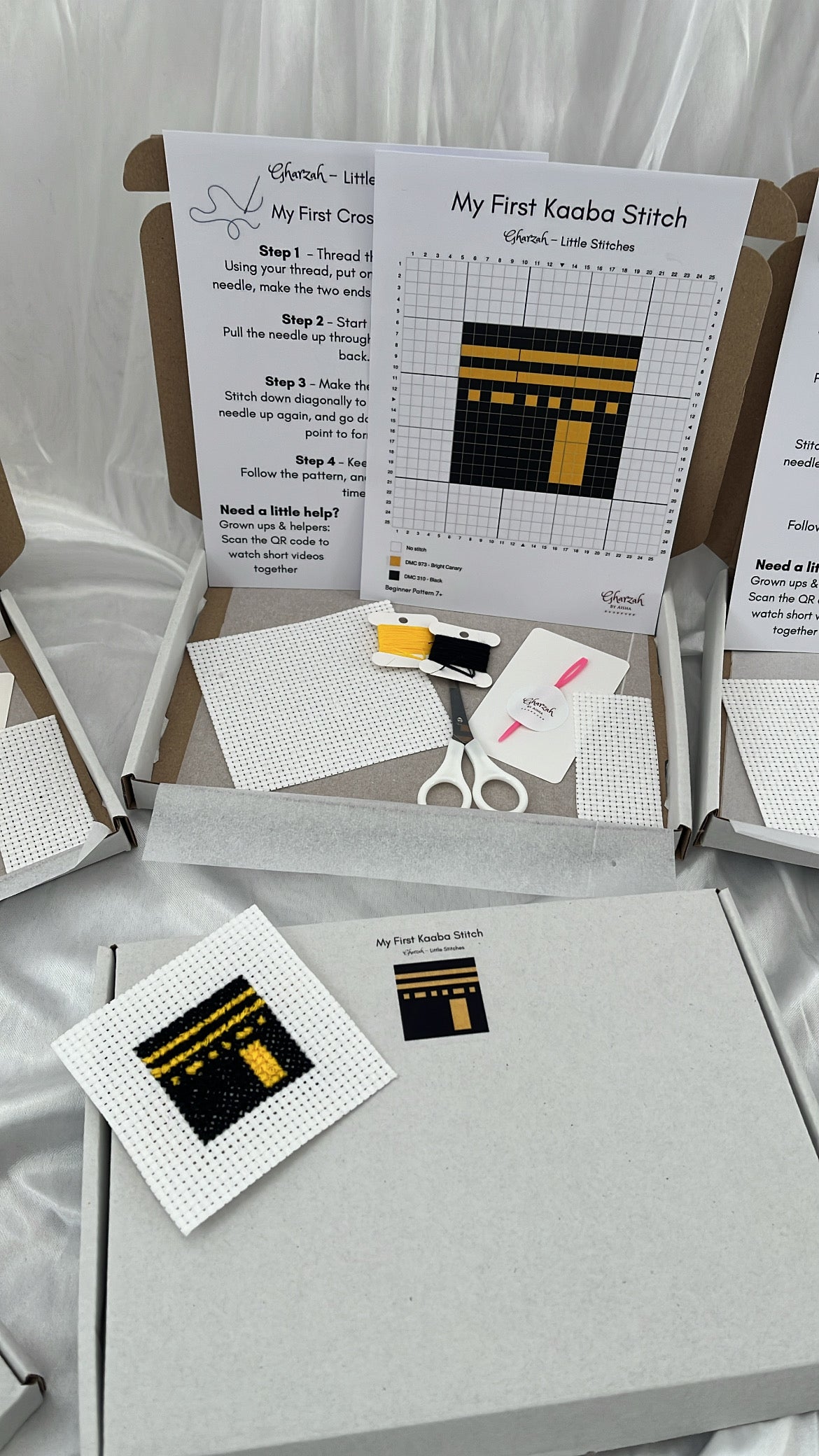 Gharzah Little Stitches - My First Kaaba Stitch Kit