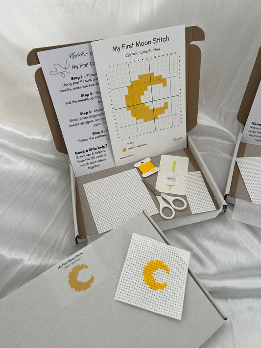 Gharzah Little Stitches - My First Moon Stitch Kit
