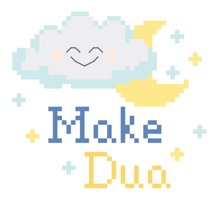 Gharzah Little Stitches - Make Dua (PDF pattern)